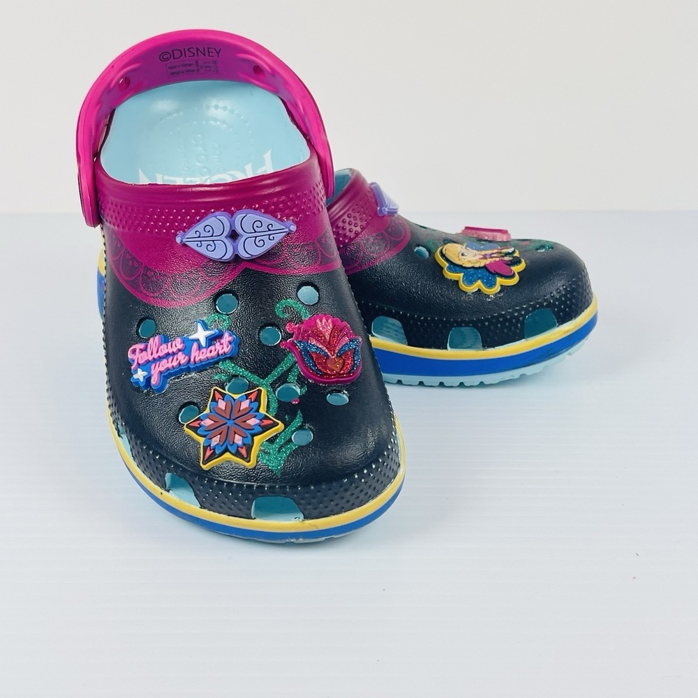 CROCS KIDS Disney Frozen Anna Classic Clog Children's Size 12